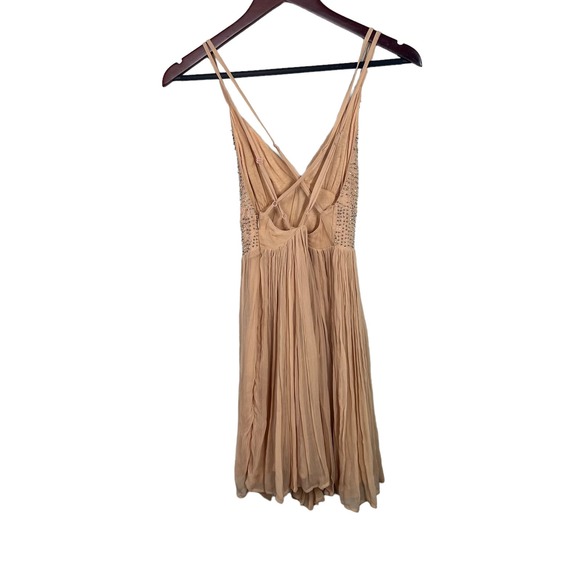 Free People Like a Diamond Mini Dress in Peach Size 2 - Picture 7 of 8